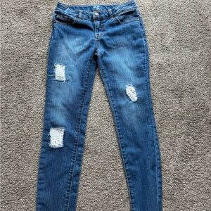 Kids Cat and Jack Blue Distressed Jeans
